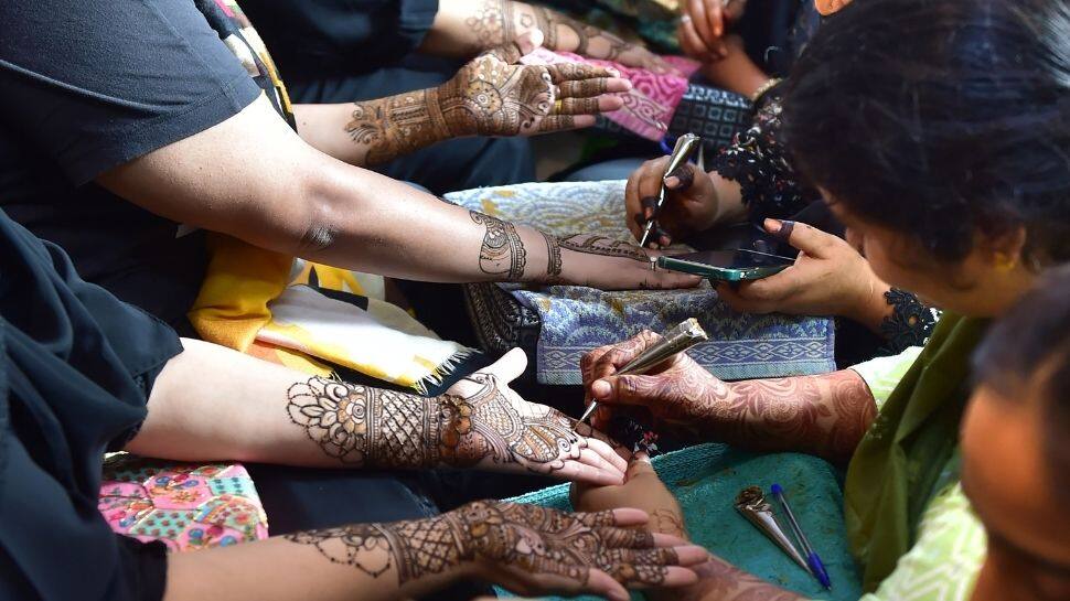 Mehndi to mark the auspicious occasion 