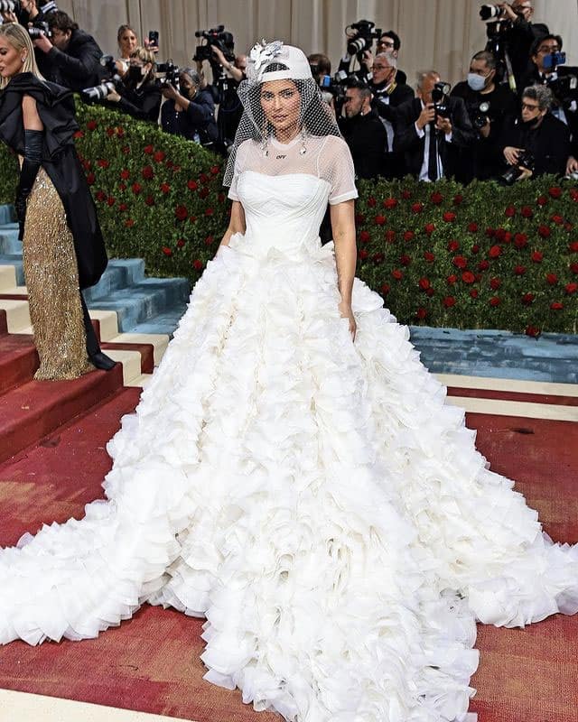 Kylie Jenner turned as a white bride at Met Gala 2022