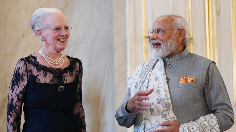 A royal visit: PM Narendra Modi meets queen of Denmark - Watch