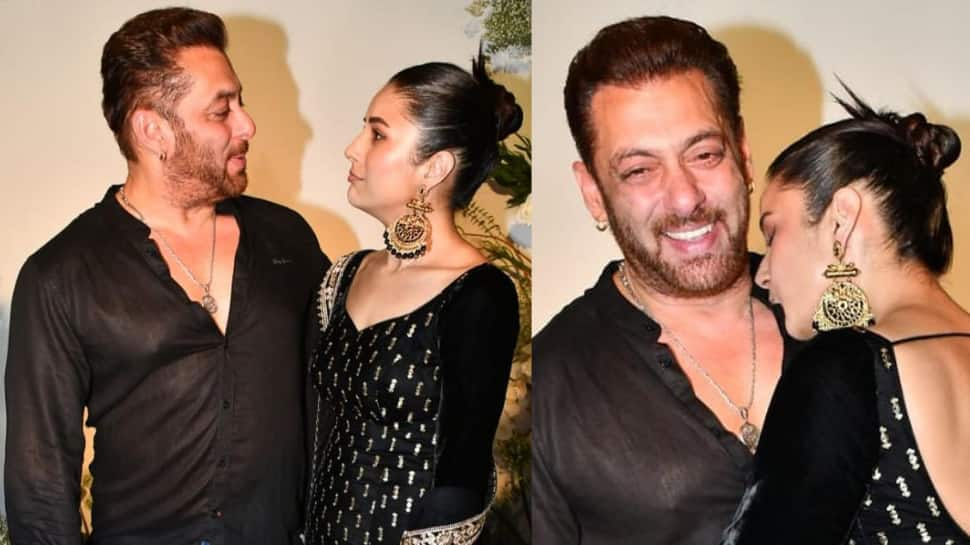 Shehnaaz Gill kisses Salman Khan at Arpita Khan’s Eid bash, tells him &#039;mujhe chhor ke aao&#039;: WATCH