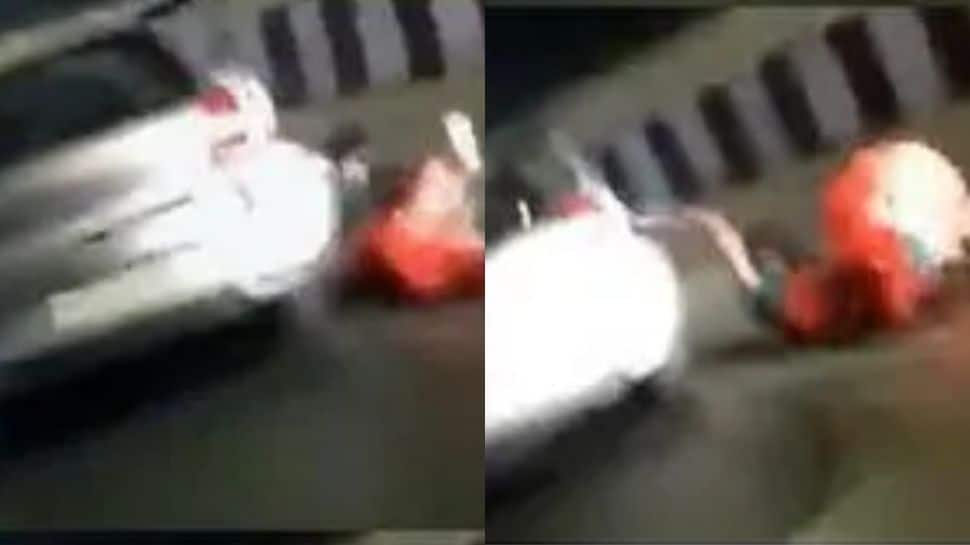 Delhi road rage: Woman assaulted, dragged by moving car in Amar Colony area Delhi road rage: Woman assaulted, dragged by moving car in Amar Colony area