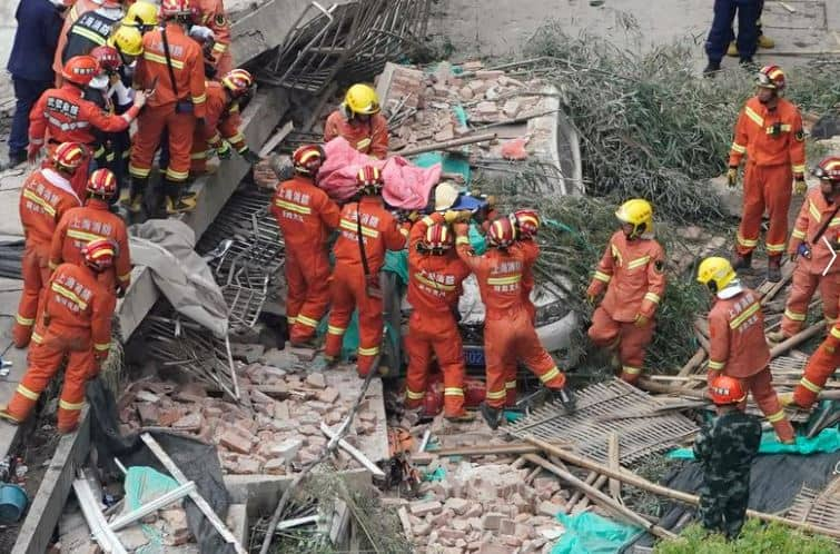 53 dead in China building collapse; search for trapped ends as rescuers find 10 survivors 