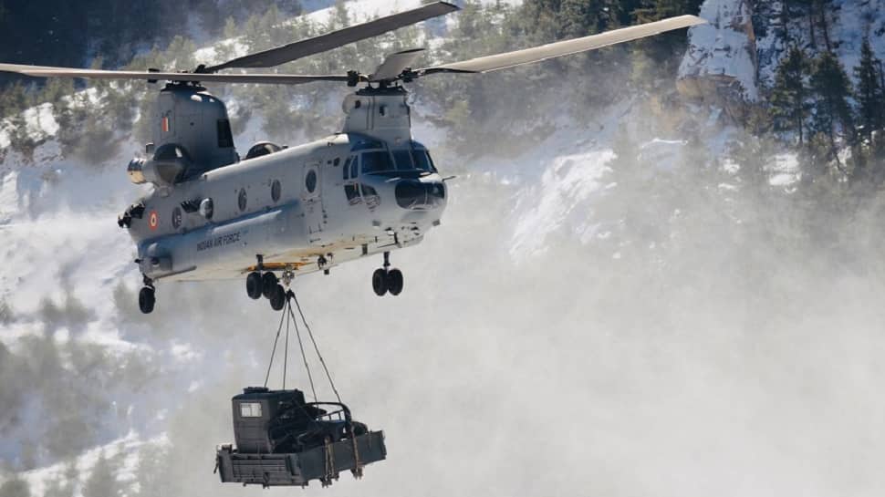 Indian Air Force Chinook heavy-lift helicopter