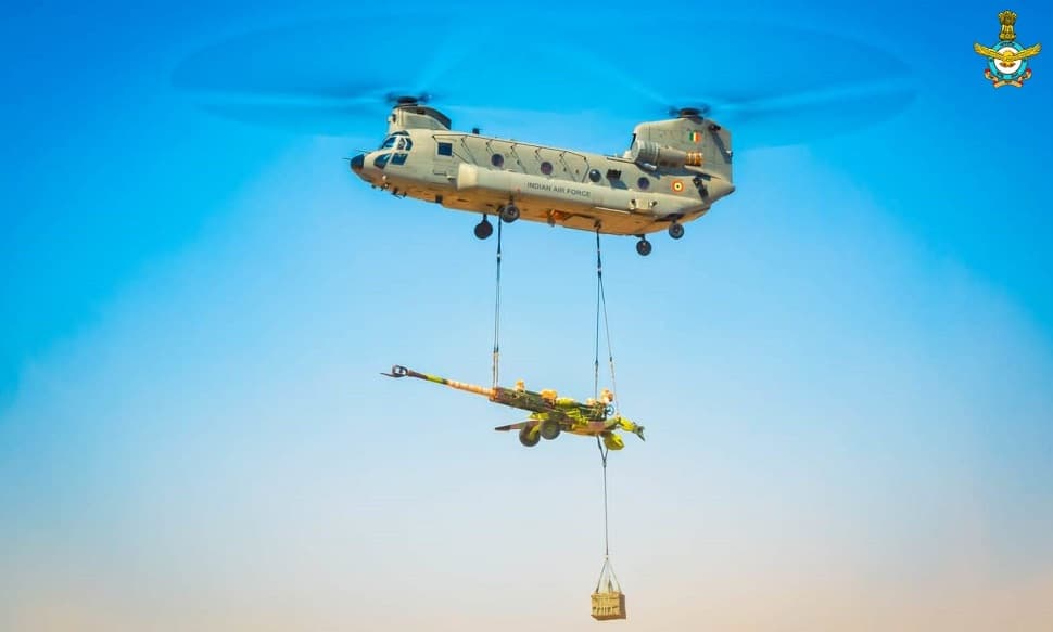 Indian Air Force Chinook heavy-lift helicopter