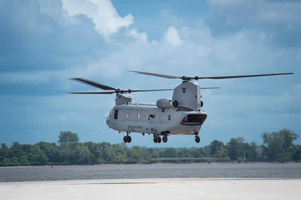 Indian Air Force Chinook heavy-lift helicopter