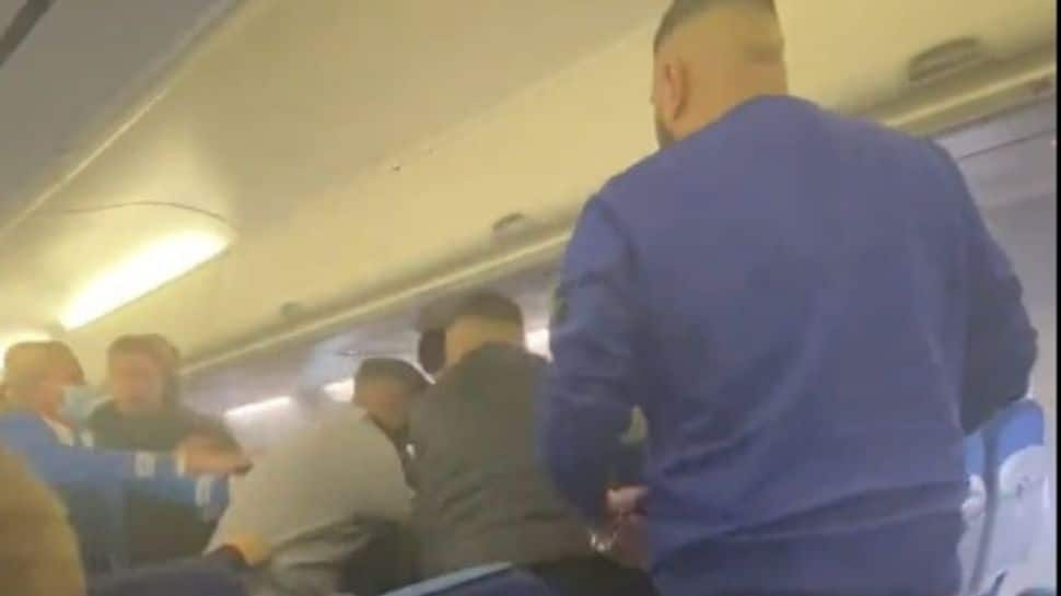 Racist comment leads to a massive fight in KLM flight, passengers record video: WATCH