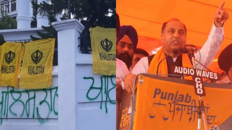 Khalistani flags put up at Himachal Pradesh Assembly&#039;s gate, CM orders SIT probe