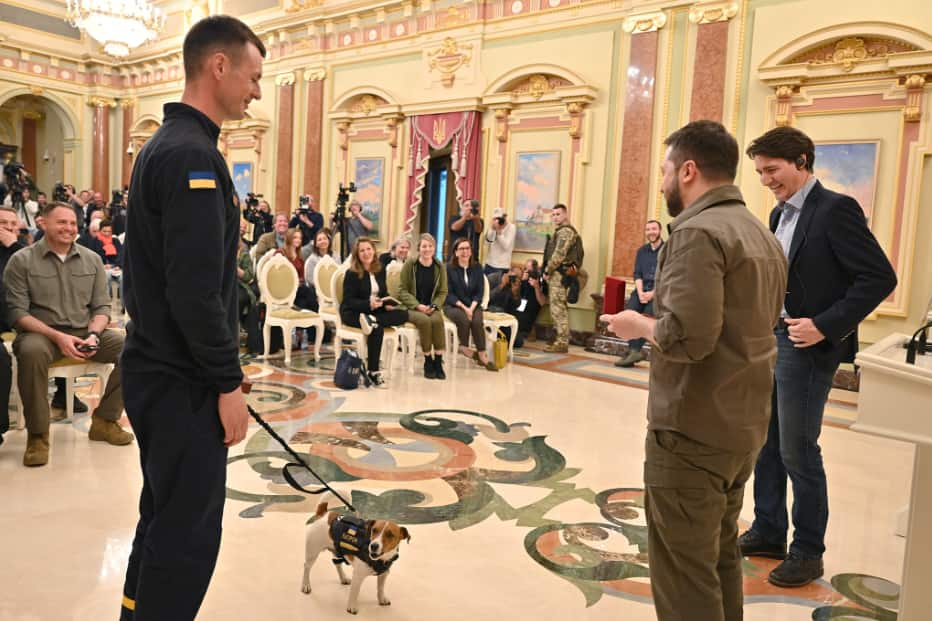 Trudeau meets Zelenskyy in Kyiv