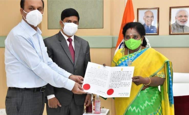 DMK protests against 'Hindi imposition' in JIPMER, Governor Tamilisai Soundararajan asserts Tamil given priority