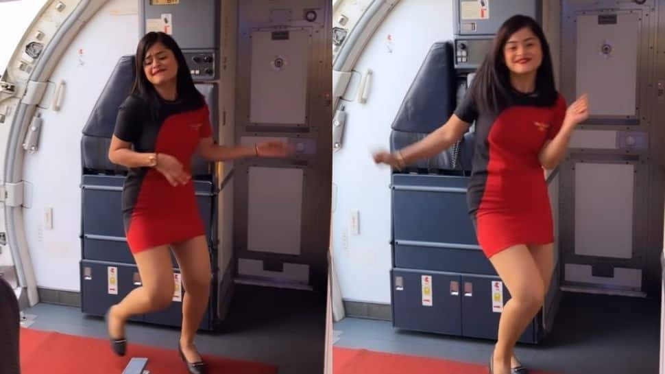 Viral Video: SpiceJet air hostess grooves to Main Se Meena Se in flight - Watch