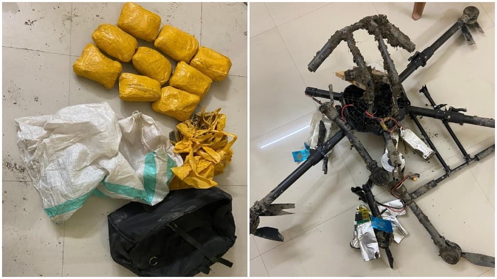 BSF foils yet another smuggling attempt by Pakistani drone, seize 10 kg heroin in Punjab