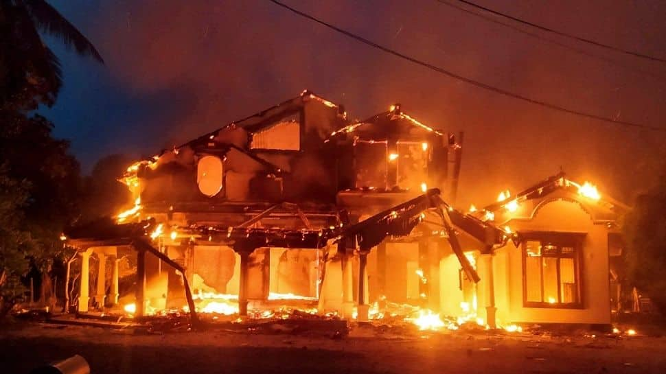 Sri Lanka crisis: Rajapaksa&#039;s ancestral home set on fire, a ruling-party MP killed - 10 updates