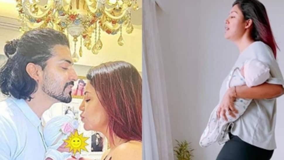 Debina Bonnerjee hits back at trolls who slammed her for holding newborn baby in a 'scary' way! | Buzz News - Vimarsana News