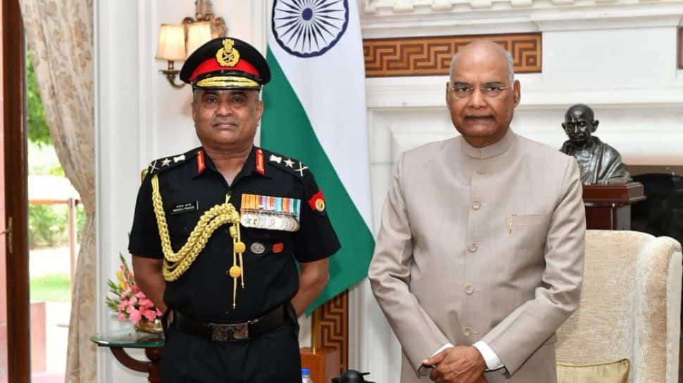 Army Chief General Manoj Pande awarded Param Vishisht Seva Medal by President - Watch