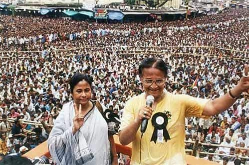 Addressing a rally at Kolkata