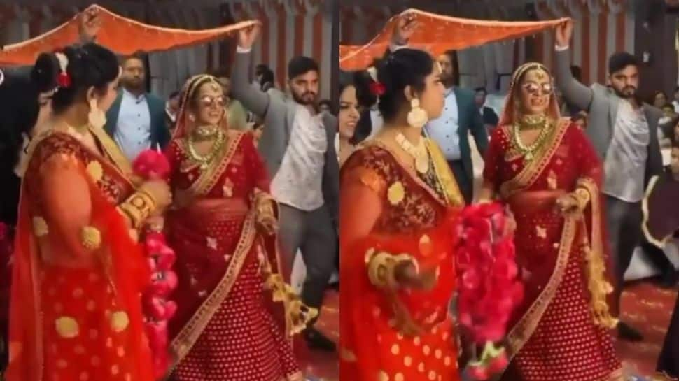 Viral Video: Bride makes jaw-dropping entry at her wedding, dances to Salaam-E-Ishq song - WATCH