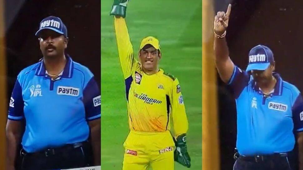 IPL 2022: MS Dhoni bullying umpires? Fans troll umpire for changing decision after CSK captain&#039;s appeal - Watch 