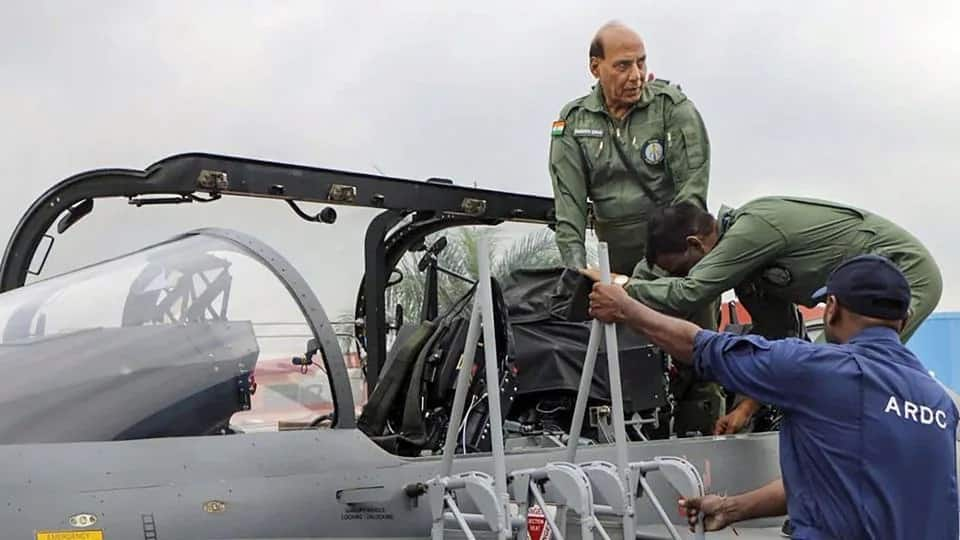 IAF LCA Tejas fighter jet