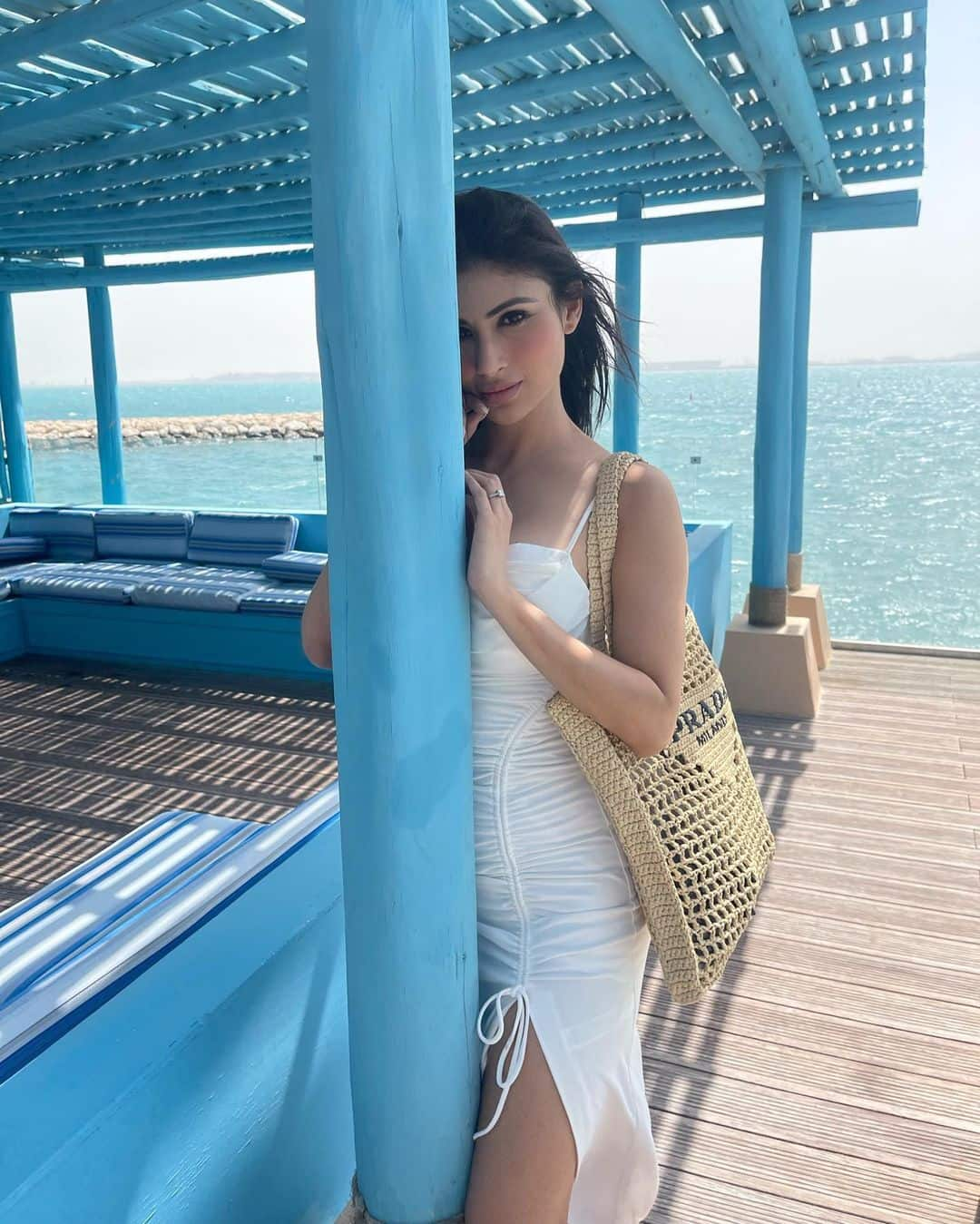 Mouni is vacationing in Doha