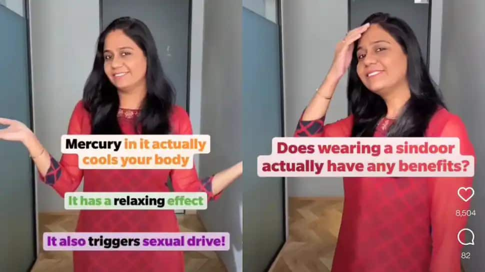 VIRAL: Sindoor triggers sex drive, claims woman in a video, netizens react with memes