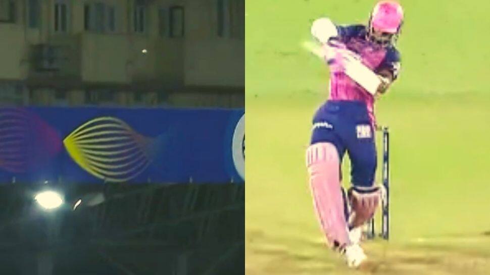 IPL 2022: RR&#039;s Yashasvi Jaiswal hits 103m six against LSG&#039;s Dushmantha Chameera, sends ball out of the park - Watch