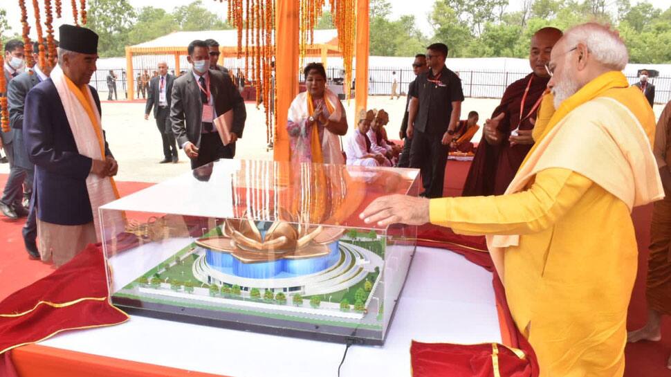 PM Modi at the Buddhist Centre