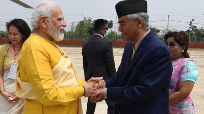 PM Modi gets rousing welcome in Nepal