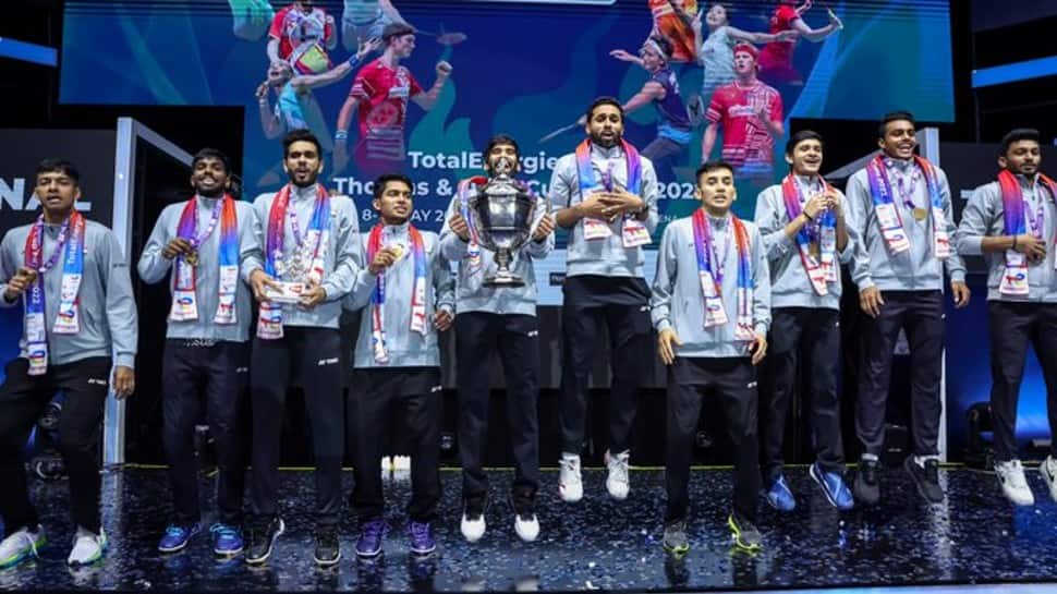 HS Prannoy REVEALS players were sleeping with medals after historic Thomas Cup victory thumbnail