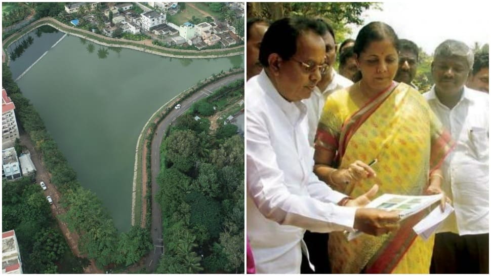 Nirmala Sitharaman visits the restored Kalena Agrahara lake in Bengaluru thumbnail