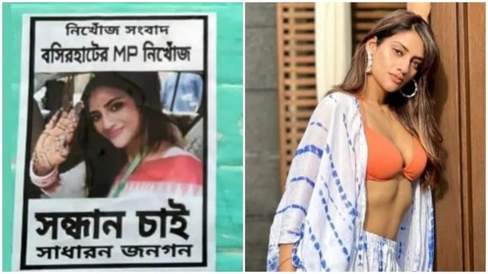 Nusrat Jahan &#039;MISSING&#039;: Hue and cry over a poster of TMC MP
