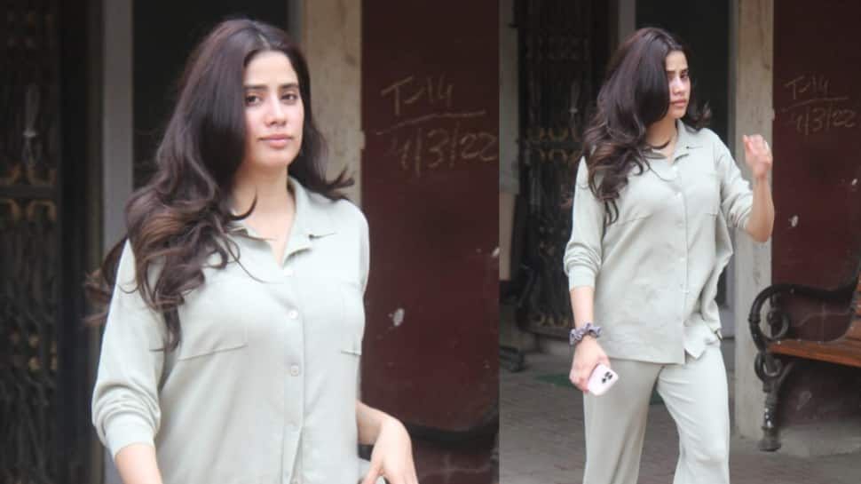 Janhvi Kapoor spotted outside Pilates class