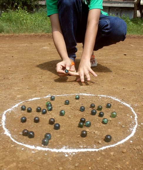 Marbles or 'Kanche'