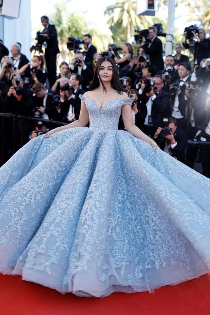 Aishwarya Rai Bachchan dazzled in ballroom gown at 2018 Cannes red carpet