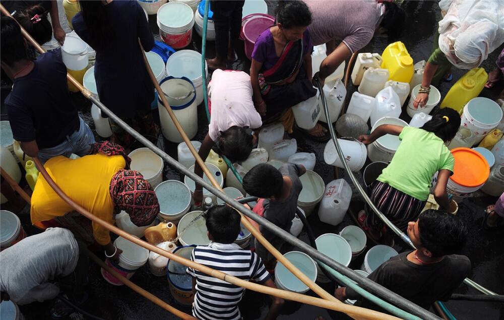 Viral video: Delhi water crisis forces people to chain their water cans, tanks- Watch