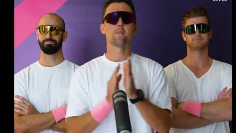 RR&#039;s NZ recruits Trent Boult, Jimmy Neesham recreate Phir Hera Pheri song, WATCH hilarious video