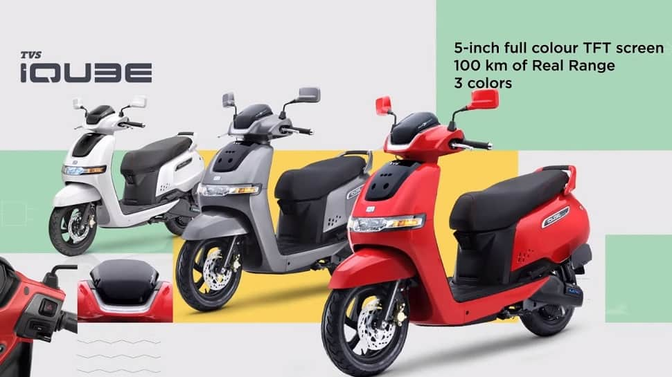 2022 Tvs Iqube Electric Scooter Launched In India With 140 Km Range In