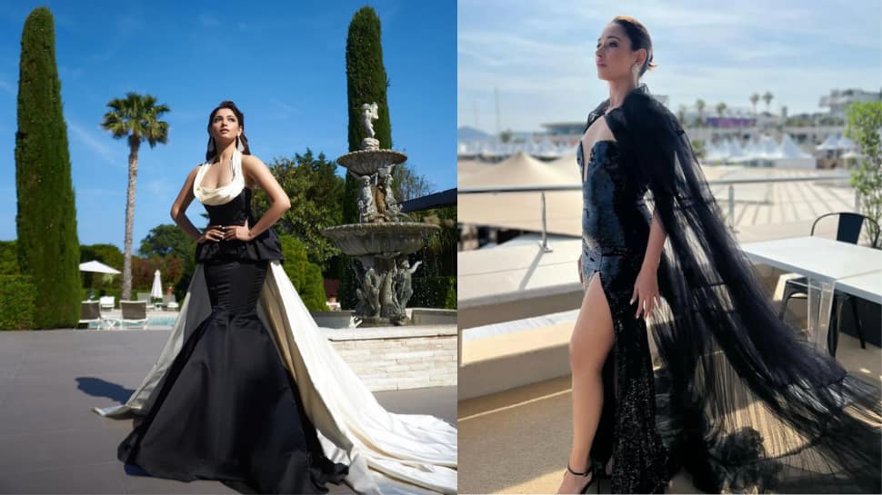 Tamanna Bhatia stuns in 2 black outfits for Cannes 2022