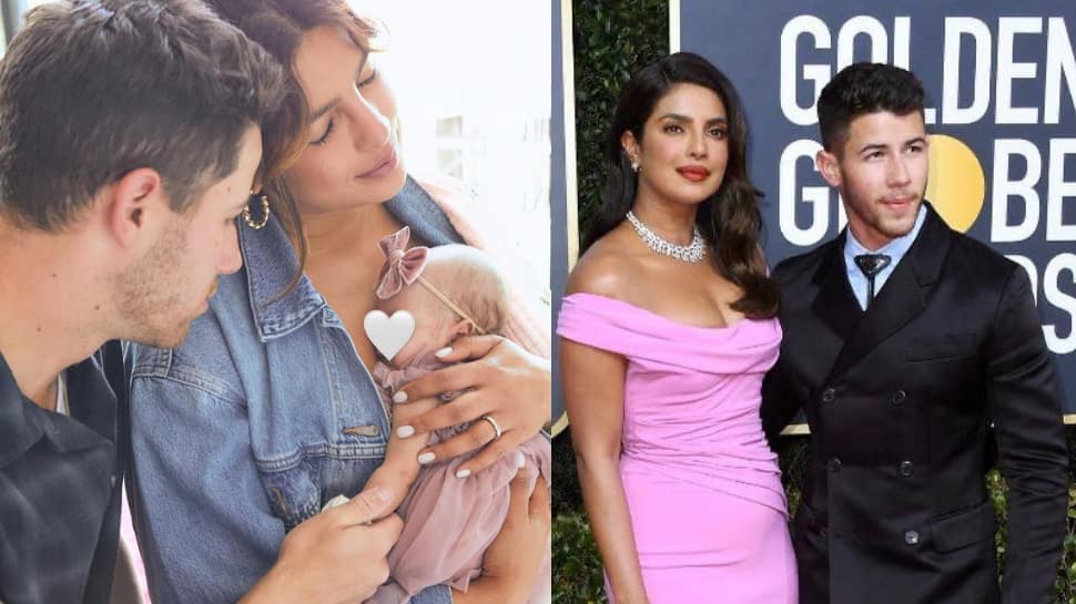 Prwnka Chopra Ki Shuhagrat Xxx Video - Nick Jonas talks about Priyanka Chopra's first Mother's Day, calls daughter  Malti 'a gift' | People News | Zee News