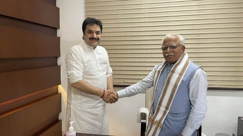 Another jolt to Congress soon? Senior leader Kuldeep Bishnoi’s meeting with Haryana CM Manohar Lal Khattar stirs buzz