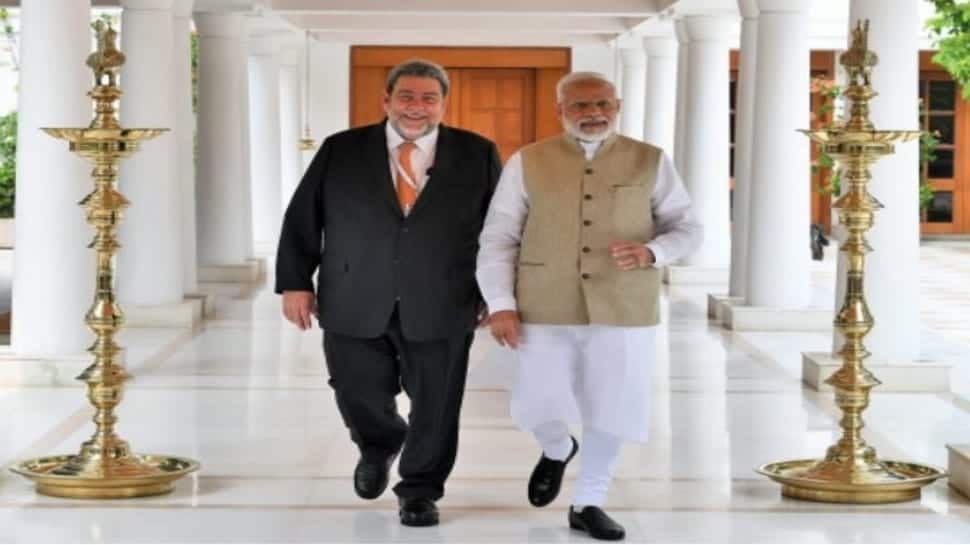 &#039;My blazer made by PM Modi&#039;s tailors, we&#039;ve great...&#039;, says SVG PM Ralph Gonsalves