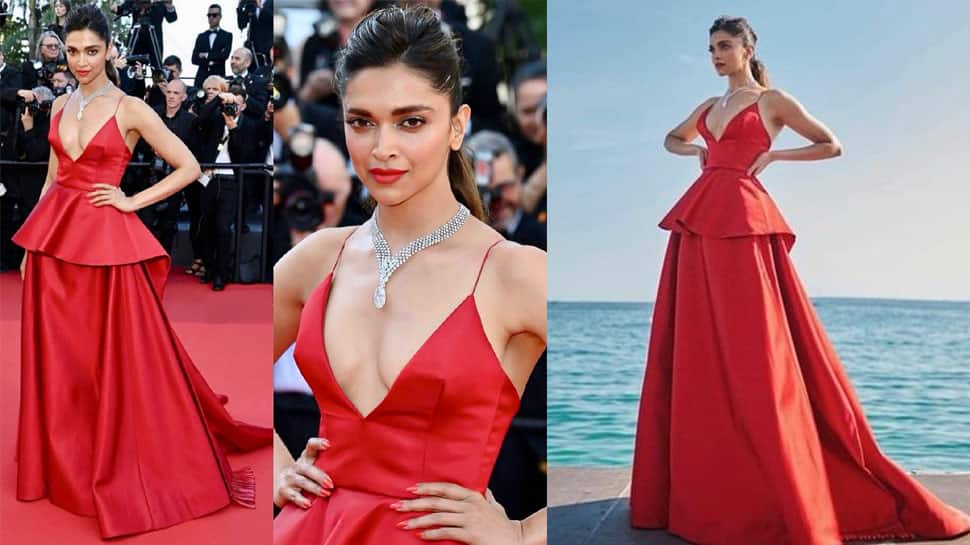 Cannes 2022, Day 3: Deepika Padukone looks red hot in blazing LV dress with  a plunging neckline!, People News