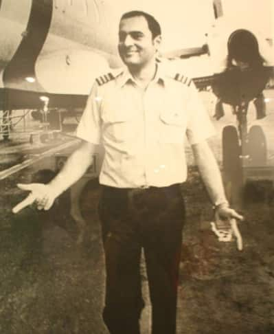 Rajiv Gandhi was also a pilot