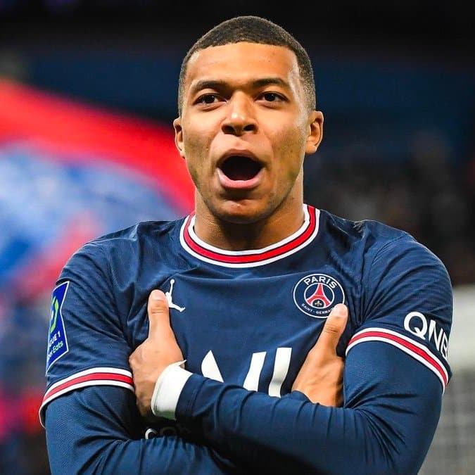 Kylian Mbappe (Current club - PSG)