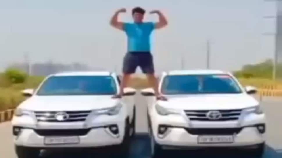 Noida: Ajay Devgn-like car stunt lands youth in jail - Watch Video thumbnail