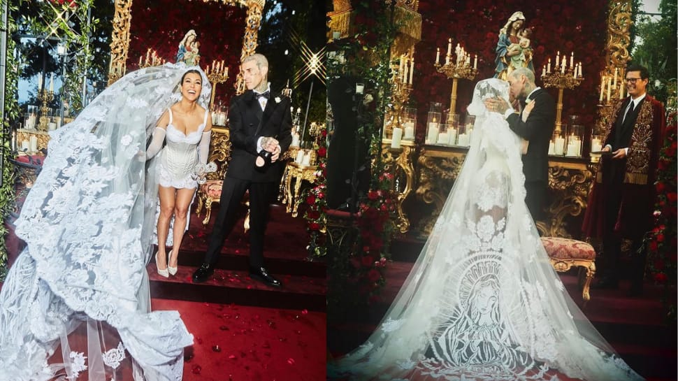 Kourtney Kardashian and Travis Barker marry in lavish Italian