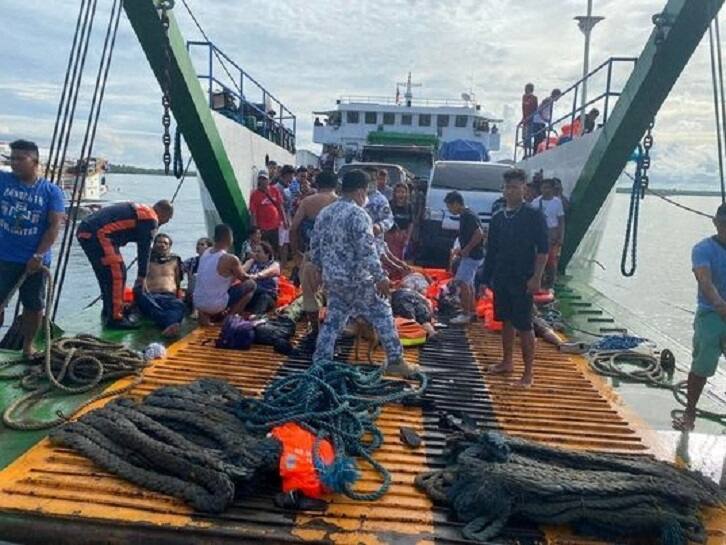 Philippine ferry fire: At least seven dead, 120 rescued after blaze