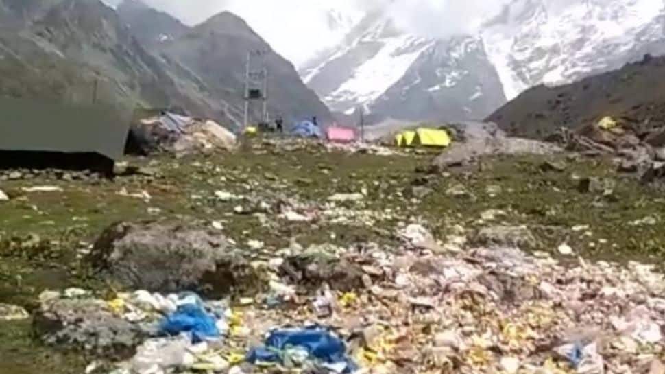Aftermath of Char Dham Yatra: Heaps of garbage on stretch leading to Kedarnath