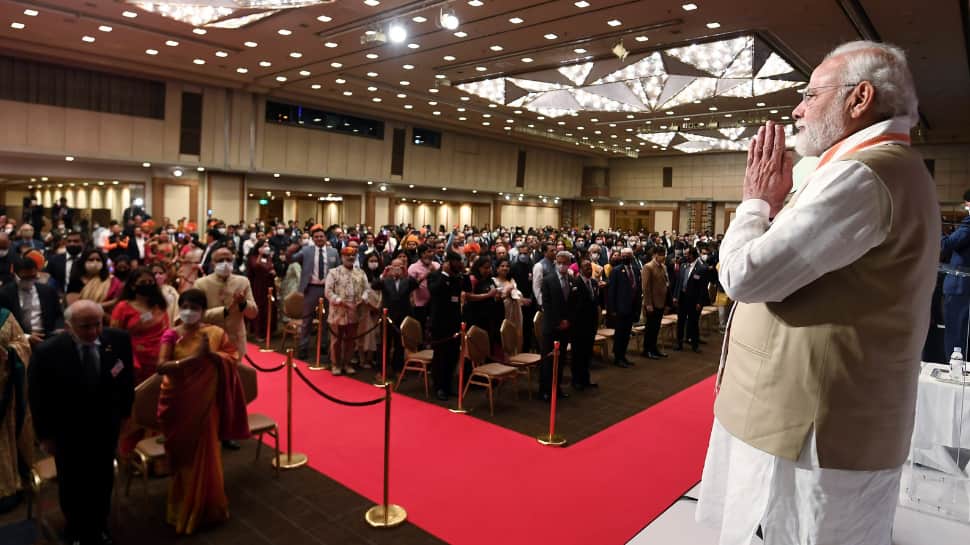 We supplied Made-in India Covid-19 vaccines to 100 nations: PM Modi tells Indians in Japan