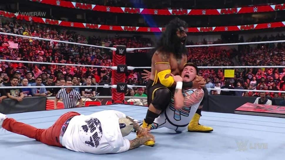 WWE Raw: India&#039;s Veer Mahan attacked by Rey Mysterio, Dominic Mysterio during The Kings Court interview