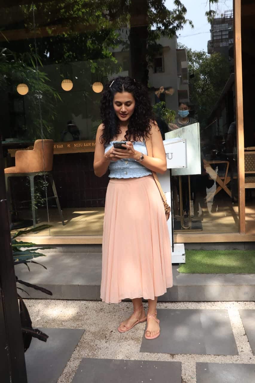 Taapsee looks lovely in pastels